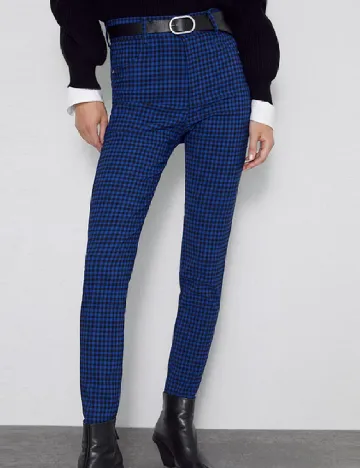 Pantaloni Zara, albastru Albastru