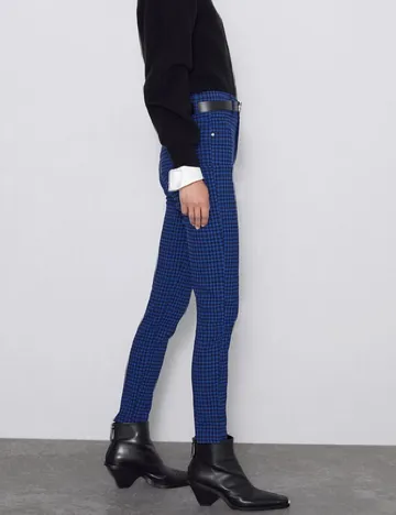 Pantaloni Zara, albastru Albastru