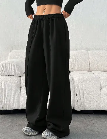 Pantaloni SHEIN, negru Negru