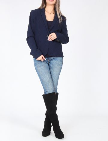 Sacou Bershka, bleumarin