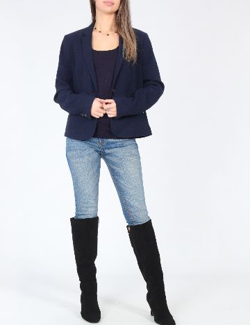 Sacou Bershka, bleumarin