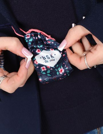 Sacou Bershka, bleumarin