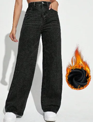 Blugi SHEIN, negru Negru