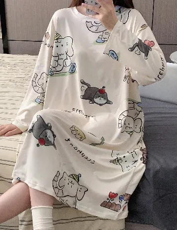 Rochie de noapte SHEIN, mix culori Mix culori