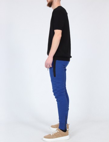 Pantaloni Pull&Bear, albastru