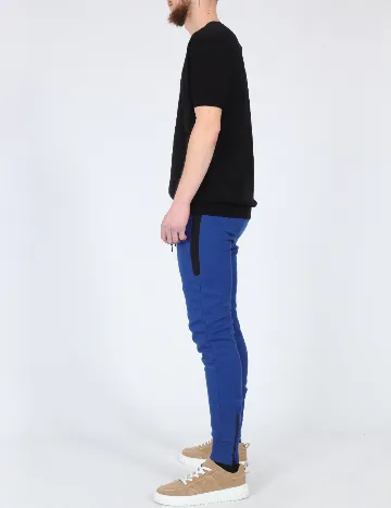 Pantaloni Pull&Bear, albastru Albastru