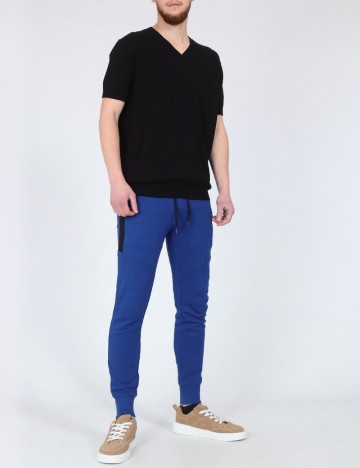 Pantaloni Pull&Bear, albastru
