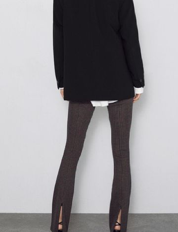 Pantaloni Zara, maro