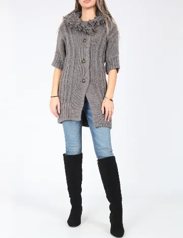 Cardigan Zara, gri Gri