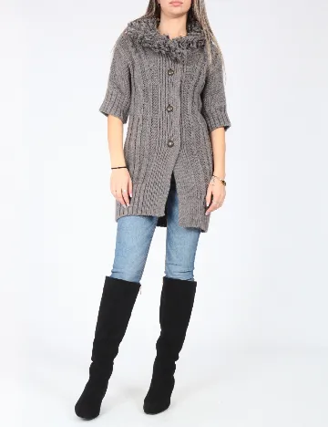 Cardigan Zara, gri Gri