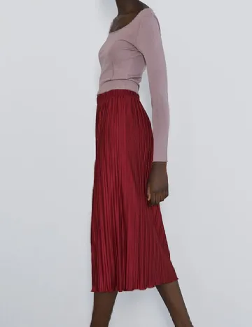 Fusta Zara, visiniu Rosu