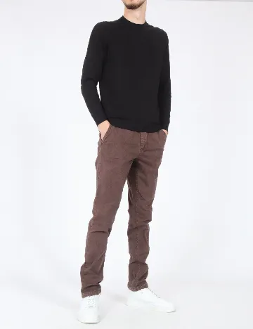 Pantaloni Pull&Bear, maro Maro