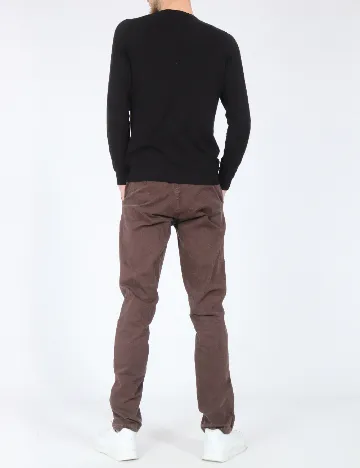 Pantaloni Pull&Bear, maro Maro