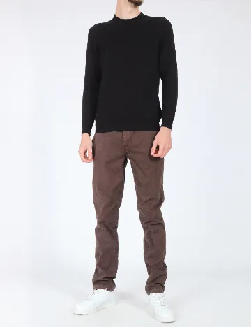 Pantaloni Pull&Bear, maro Maro