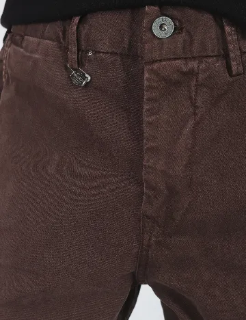 Pantaloni Pull&Bear, maro Maro