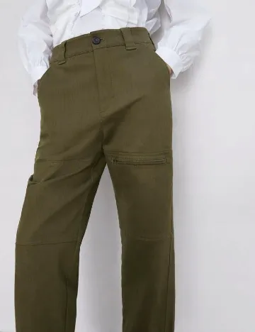 Blugi Zara, verde Verde