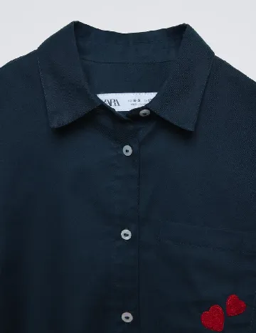 Camasa Zara, bleumarin Albastru