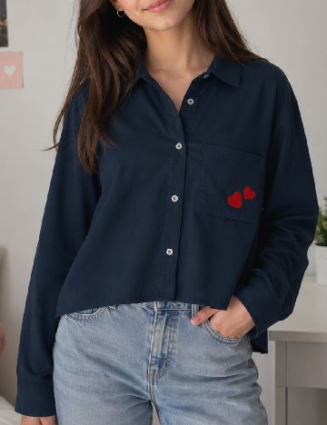 Camasa Zara, bleumarin
