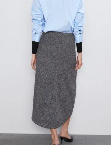 Fusta Zara, gri Gri