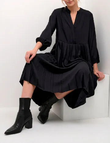 Rochie medie Culture, negru Negru