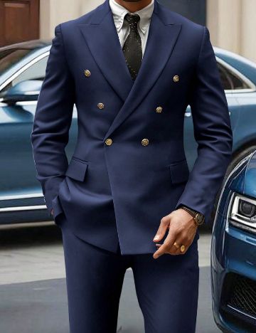 Costum SHEIN, bleumarin