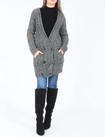 Cardigan Zara, gri Gri