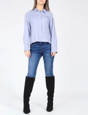 Camasa Zara, albastru Albastru