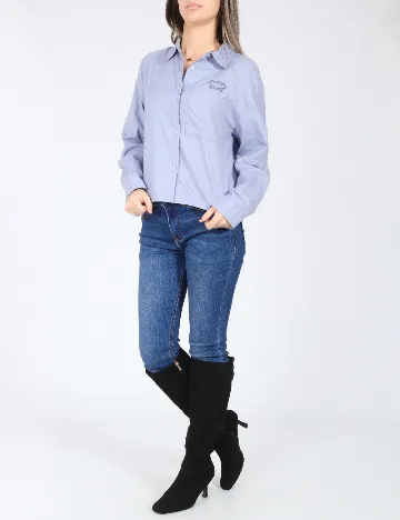 Camasa Zara, albastru Albastru