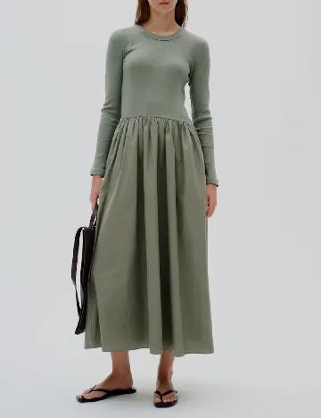 Rochie lunga InWear, verde Verde