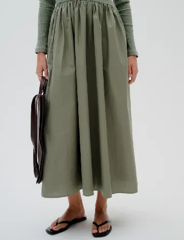 Rochie lunga InWear, verde Verde