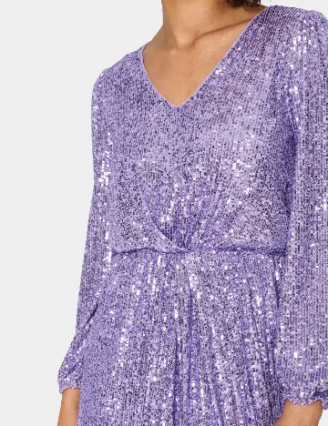 Rochie scurta Saint Tropez, mov Mov