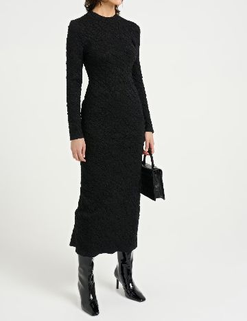 Rochie medie Gestuz, negru