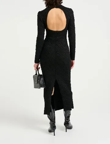 Rochie medie Gestuz, negru Negru