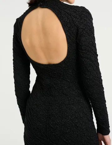 Rochie medie Gestuz, negru Negru