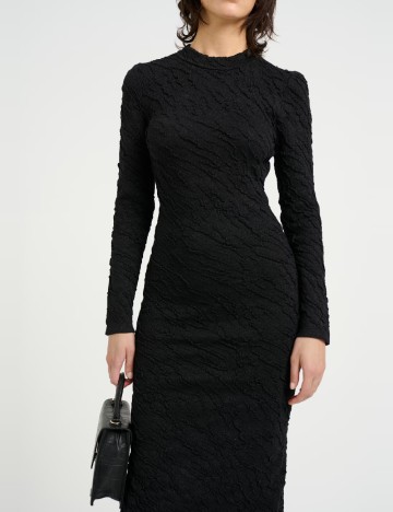 Rochie medie Gestuz, negru