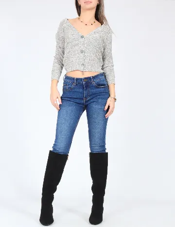 Cardigan Zara, gri Gri