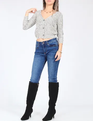 Cardigan Zara, gri Gri