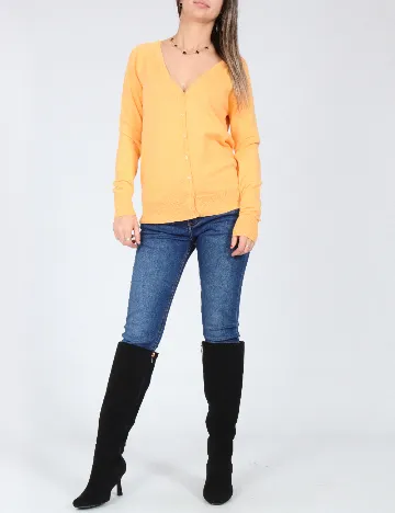 Cardigan Zara, galben Galben