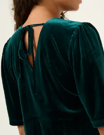 Rochie medie Cream, verde Verde