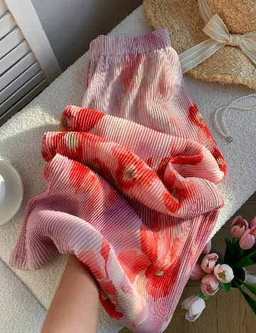 Pantaloni SHEIN, floral print Floral print