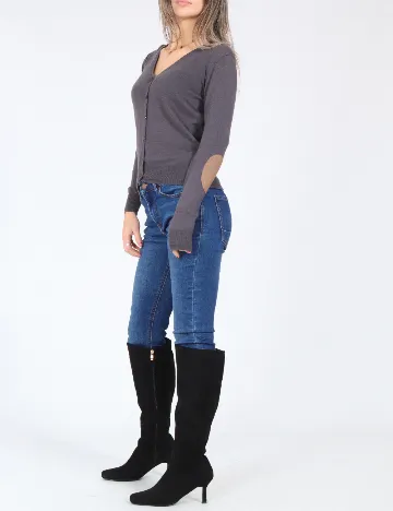 Cardigan Zara, gri Gri