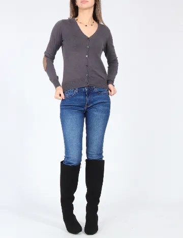 Cardigan Zara, gri Gri