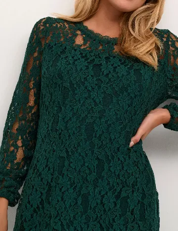 Rochie scurta Cream, verde Verde