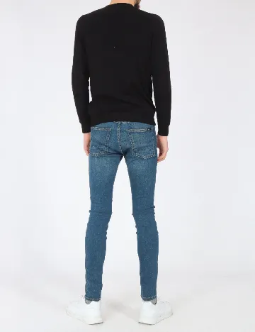 Blugi Pull&Bear, bleumarin Albastru