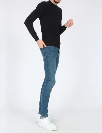 Blugi Pull&Bear, bleumarin Albastru