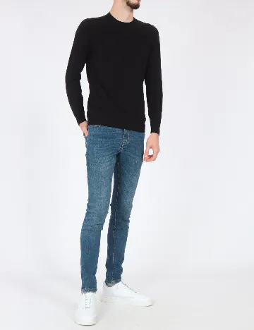 Blugi Pull&Bear, bleumarin Albastru