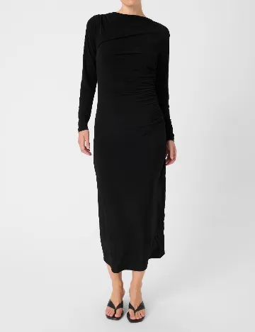 Rochie medie Soaked In Luxury, negru Negru