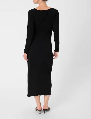 Rochie medie Soaked In Luxury, negru Negru