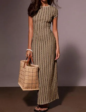 Rochie lunga SHEIN, maro Maro