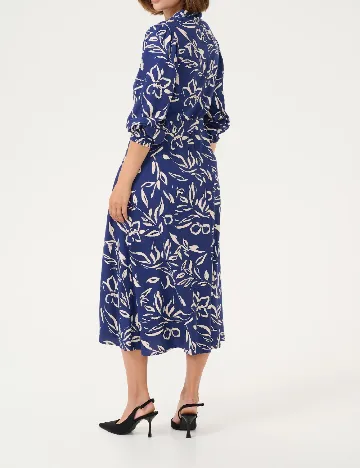 Rochie medie Kaffe, albastru Albastru